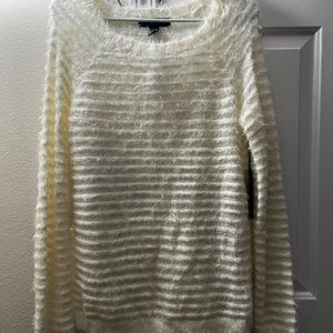 White Fuzzy Sweater